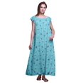 thumbnail image 1 of Bimba Chemise de Nuit Imprimée pour Femmes, Tenue de Nuit pour Dames, Robe d'Allaitement, Vêtement de Nuit en Rayonne, 1 of 4