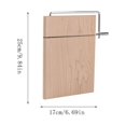 thumbnail image 3 of Cqxid Vegetable Cutter Under $15 Cheese Board With Wire Slicer Wooden Cheese Slicer Multifunctional Cheese Butter Slicer Ham Cheese Cheese Cheese Cutting Table Multifunctional Cutting Board, 3 of 3