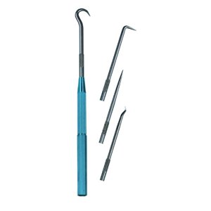 Moody Tools 58-0223 5 Pc. Ensemble Scriber/Pick: 4 Lames & 1 Poignée