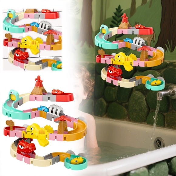 Educational Interactive Water Slide Playground Construction Set for Indoor Learning and Developmental Activities