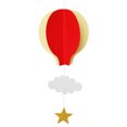 thumbnail image 1 of Baohd Hot air balloon paper string flower flag+55cm 21 inch, 1 of 9
