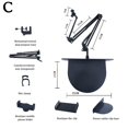 thumbnail image 1 of Universal Hidden Bedside Phone Tablet Holder Retractable AU Rotation Clamp U5P3, 1 of 9
