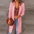 thumbnail image 2 of Pisexur Cardigan à Manches Longues pour Femmes Mode Haut Cardigan Poche Manteau Décontracté Long Ouvert Cardigans, 2 of 6