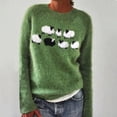 thumbnail image 2 of Chandails pour Femmes Hiver Automne Chandails Mignons Décontractés Amples à Manches Longues Pulls pour Femmes Hauts en Tricot, 2 of 9