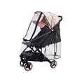 thumbnail image 1 of 1 Transparent Stroller Rain Cover Made Of EVA Material Which Is Windproof Rainproof Dustproof Snow Proof Insect Proof Highly Flexible Breathable Easy To Install Universal Fit, 1 of 5