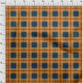 thumbnail image 1 of oneOone Polyester Lycra Dark Navy Blue Fabric Madras Check Sewing Craft Projects Fabric Prints By Yard 56 Inch Wide, 1 of 4