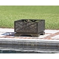 thumbnail image 4 of Fire Sense Catalano Square Fire Pit, Bronze, 4 of 5