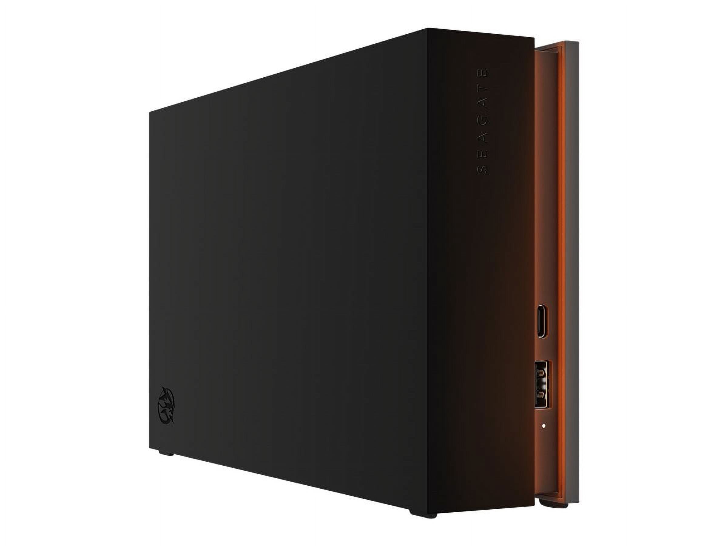 Seagate FireCuda STKK8000400 - Hard drive - 8 TB - external (desktop) - USB 3.2 Gen 1 - 7200 rpm - with 3 years Seagate Rescue Data Recovery