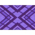 thumbnail image 1 of Ahgly Company Machine Washable Indoor Rectangle Transitional Bright Purple Area Rugs, 4' x 6', 1 of 7