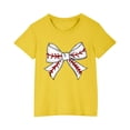 thumbnail image 2 of RXIRUCGD Tout-Petits Enfants Garçons Filles T-shirt à Imprimé d'Halloween Mode Mignon Col Rond Imprimé Manches Courtes Haut ( Jaune, Taille : 7 Ans ), 2 of 4