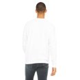thumbnail image 2 of Bella Canvas Men`s Drop Shoulder Fleece, 2XL, White, 2 of 3