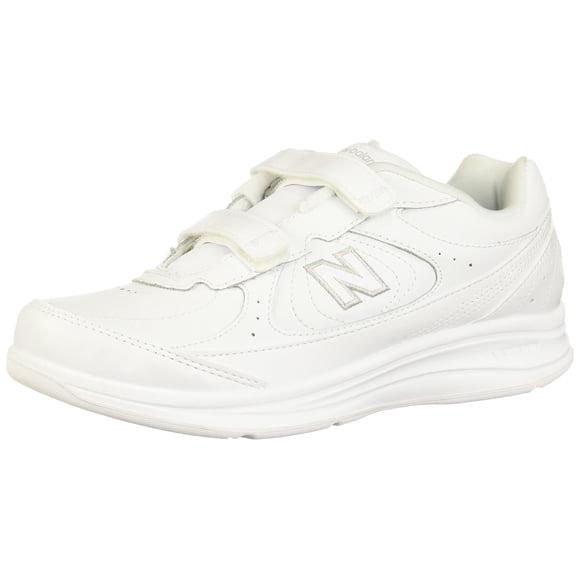 New Balance Women's WW577 Hook and Loop Walking Shoe White