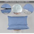 thumbnail image 4 of Vargottam Indoor/Outdoor Polyester Fabric Lumbar Pillow With Insert, All-Weather Waterproof Decorative Throw Pillow for Patio Furniture-Set of 2 - Purple, 4 of 7