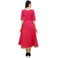 thumbnail image 1 of Bimba Kurti Anarkali pour Femmes avec Bordure Dorée Robe Vêtements Indiens Kurta pour Dames, 1 of 2