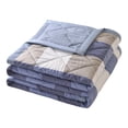 thumbnail image 3 of Sentmoon Blankets Summer Blanket Queen Size Washed Summer Quilt Summer Cool Quilt Air Conditioning Quilt Thin Quilt Embossed Gift Live Home Students Dormitory Quilt, 3 of 7