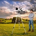 thumbnail image 3 of Gskyer Telescope, 70mm Aperture 400mm AZ Mount Astronomical Refracting Telescope for Kids Beginners - Travel Telescope with Carry Bag, Phone Adapter and Wireless Remote., 3 of 8
