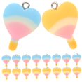 thumbnail image 4 of AMERTEER 20 Pcs Heart Pendant Friendship Bracelet Kit Jewelry Making Beads, 4 of 8
