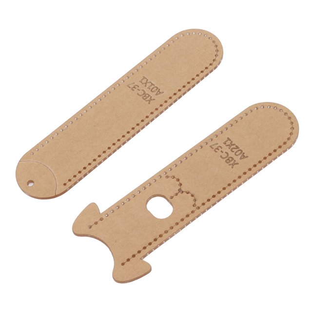 FAGINEY Pencil Case Acrylic Template,DIY Acrylic Template Cartoon Pencil Case Hand‑Made Leather Template For DIY Leathercraft Tool,Card Pack Acrylic Template