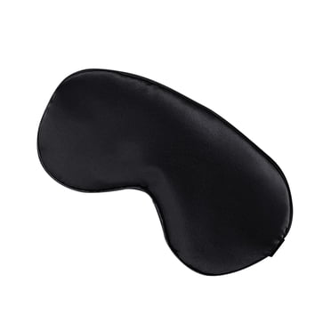 Fridja Masque de Sommeil en Soie Noirci Masque de Voyage Doux avec Sangle Ajustable Masque pour les Yeux