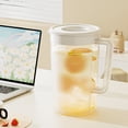 thumbnail image 1 of Rvkxad 2L Cold Drink Pitcher, Refrigerator Kettle for Iced Tea Lemonade Fruit Infused Water, Plastic Beverage Container with Lid, 1 of 6