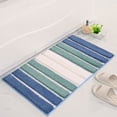 thumbnail image 1 of JFZMDY Tapis de Bain Coloré à Rayures, Tapis d'Entrée Absorbant pour Salle de Bain, 1 of 3