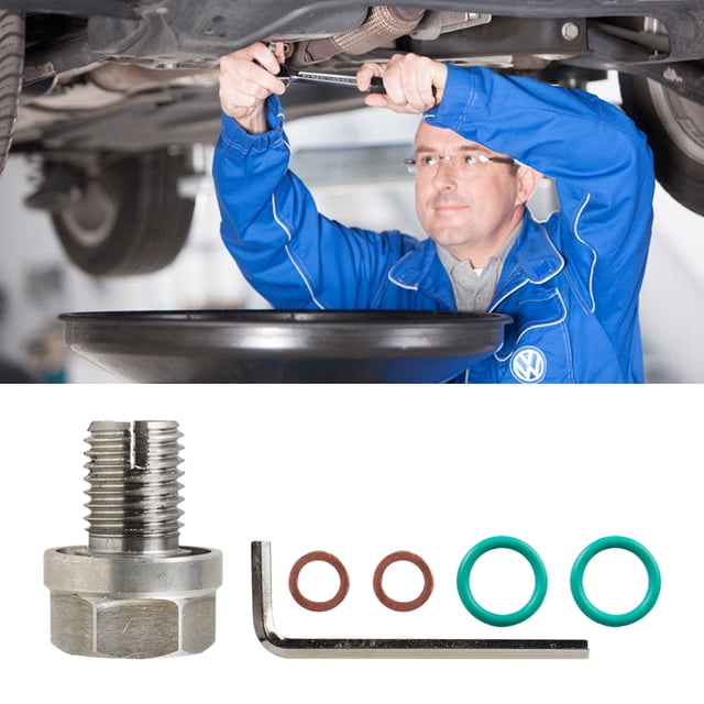 Ruiboury Stainless Steel Self Tapping Oil Plug For Durable And Rust-resistant Solutions CNC Is M18.1X1.5 1Set