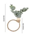 thumbnail image 2 of EGNMCR Room Decor,, Napkin Rings Set Of 6 Spring Easter Napkin Rings Leaf Napkin Rings Boho Napkin Rings Wood Bead Napkin Ring For Weddings Christmas Party Table Decoration napkin ring, 2 of 8