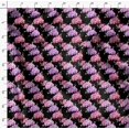 thumbnail image 4 of Soimoi Black Modal Satin Fabric Leaf Floral Print Sewing Fabric Yard 42 Inch Wide, 4 of 6