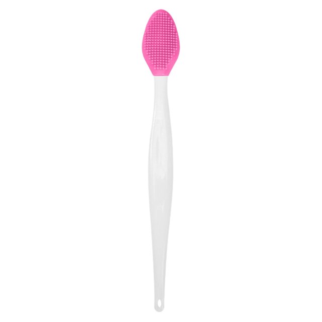 Hot, New Beauty! Beauos Beauty Tools Reusable Pore Scrubber Double Soft Silicone Pore Brush Nose Exfoliator Scrubbing Cleaning Beauty Tool Smooth Skin Long Handle Nasal Blackhead Remover