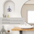 thumbnail image 3 of 2 Pcs Cute Animal Design Toothbrush Holder, Wall Mounted Stand For Bathroom With No Drill Tail Storage Rack, 3 of 8