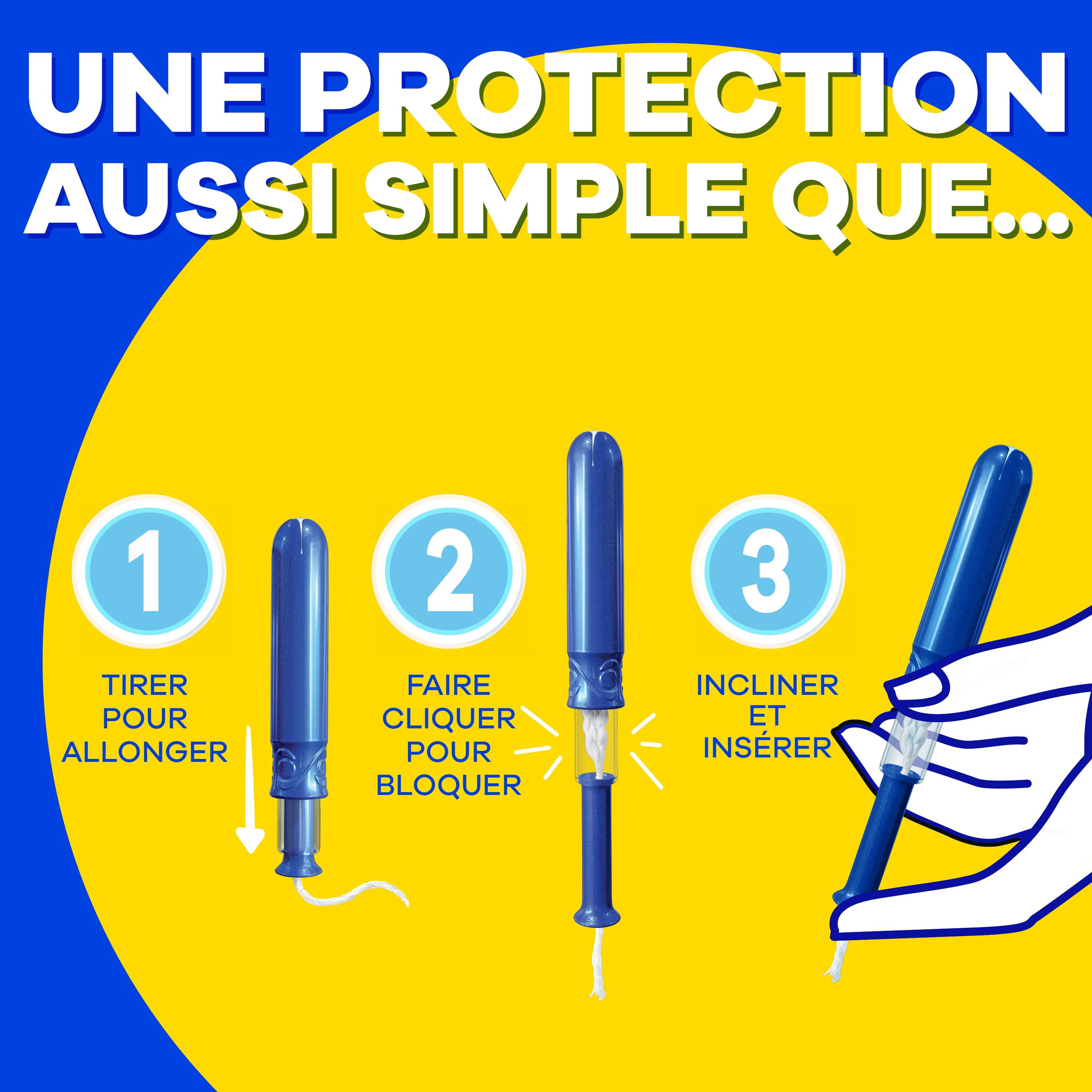 Tampax Tampons Pearl Compacts, avec Tresse LeakGuard & Applicateur Extensible, Absorption Super, Applicateur Extensible Compact, Non Parfumés
