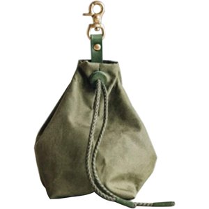 Nvzi Portable Dog Treat Pouch Bags for Training, Treat Bags for Dog Leash, Snack Bag Food Treat Storage Holder with Clip (Green)