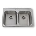 thumbnail image 1 of ONEX® Drop-In Double Bowl 31"X20" -7"d Stainless Steel Sink OD3120-7, 1 of 7