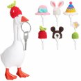 thumbnail image 1 of tamizeot 6Pcs Colors Knit Cap Hat Set Hand Woven Adjustable Hats Geese Ideal Set 1, 1 of 6