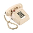 thumbnail image 3 of DOLITY Téléphone Fixe Rétro pour Décoration de Bureau 5x8.7x4.5 Pouces Beige, 3 of 9