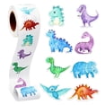 thumbnail image 1 of Meitianfacai Dinosaur Pterodactyl Stickers 500pcs Children's Sticker Roll 8 Patterns Exquisite Dinosaur Pterodactyl Stickers For Kids Gift, 1 of 9
