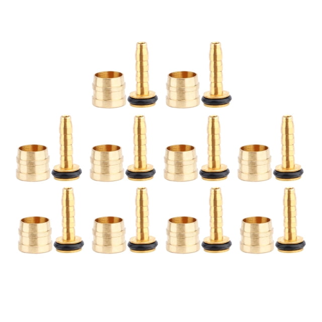 Olive Hose Olive Insert Bike Disc Brake Hose Insert, 10 Ensemble Hydraulic Disc Brake Hose Olive Connector Insert, for BH90 BH59 Replacement Part - 12.2x4.6mm