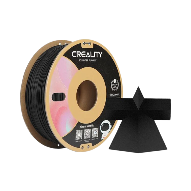 Creality Matte CR-MATTE Filament d'Imprimante 3D 1,75 mm, Bobine de 1 kg (Matte Noir)