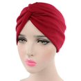 thumbnail image 2 of ORUYROP Chimio-Sommeil Turban Couvre-Chef Bonnet Chapeau pour la Perte de Cheveux de Patients Atteints de Cancer, 2 of 7