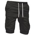 thumbnail image 3 of Men's Cargo Shorts Plus Size Big and Tall Cargo Shorts Multi-Pockets Relaxed Summer Drawstring Beach Shorts Pants, 3 of 4