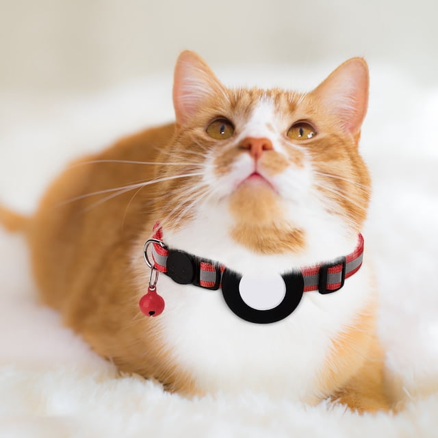 CEHVOM Collar With Bell Reflective Collar Address Pendant With Film Clearance