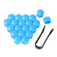 thumbnail image 4 of Maytalsory 20 Pieces Car Wheel Nut Caps Auto Hub Screw Cover Replacement Dust-proof Blue 21mm 5Set, 4 of 6