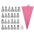 thumbnail image 1 of Yeacher Cake Decor Stainless Steel Cake Decorating Supplies Cake Turntable 26PCS/Set DIY Cream Tools, 1 of 8