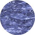 thumbnail image 1 of Ahgly Company Tapis d'Intérieur Lavables en Machine, Ronds de Transition Bleu Ciel, Ronds de 8', 1 of 7