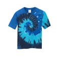 thumbnail image 1 of Gravity Threads Youth Tie-Dye Short-Sleeve T-Shirt - Ocean Rainbow - X-Small, 1 of 1