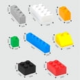 thumbnail image 3 of 120/240PCS Building Blocks Lot Pack City Classic Bricks Sorted By Color Bricks Block Plate Creative Toy Compatible with Legoeds,purple,125g-120pcs, 3 of 7
