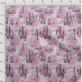 thumbnail image 3 of oneOone Polyester Spandex Purple Fabric Nautical Prints Sewing Material Print Fabric By The Yard 56 Inch Wide, 3 of 3