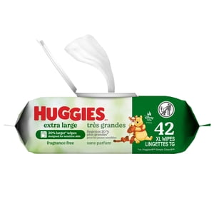 Huggies Natural Care XL Sensitive Baby Wipes, Unscented, 42 Wipes total