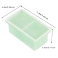 thumbnail image 4 of (2-Pack) Rinsvye Silicone Freezer Tray with Cubes Ice Lid Soup Freezer Container Metal Ice Tray Rack 2 Cup Extra Large Ice Cube Tray Makes 2 Perfect 250Ml Portions Cubes for Freezing Soup Stews Sauc, 4 of 7