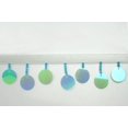 thumbnail image 1 of Altotux Beaded Trim 1-1/2" Multi-Color Round Sequins Glass Bead with 3/8" Ribbon (Light Blue), 1 of 2
